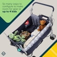 thumbnail image 5 of Safety 1st Summit 4 Seater Wagon Stroller, Quad Wagon Stroller with Canopy, Stroller Wagon for Kids, Foldable Kids Wagon Stroller, Navy Ink, 5 of 5