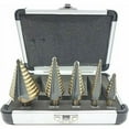 thumbnail image 1 of 5 brocas avellanadas, broca escalonada, con carcasa de aluminio profesional, vástago hexagonal, con tope de centrado automático, perforación precisa en acero, metal, 1 of 5