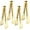 Gold, variant on 4 PCS Serving Tongs Gold Tongs 9 Inch Serving Utensils Stainless Steel Serving Tongs for Salad Buffet Appetizer Dessert Tong for Food Parties (9 Inch, 4 GOLD)