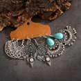 thumbnail image 5 of RSAMD Green Turquoise Ethnic Dangle Drop Earrings for Women Vintage Boho Jewelry Set-Style A, 5 of 8