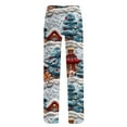 thumbnail image 4 of Lopecy-Sta Christmas Pajamas for Women Comfy Print Bottoms with Pockets Drawstring Sleep Lounge Pants for Women Comfortable Casual Drawstring Sleep Pants for Women, 4 of 4