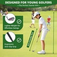 thumbnail image 5 of XDriveMax 4 Pieces Kids Golf Club Set, Junior Hybrid & Putter Set for Ages 4-8 with Stand Bag, Right Handed, Green, 5 of 7