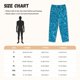 thumbnail image 3 of Balery Blue Glitter Pantalones de pijama para mujer, pijamas ultraligeros, pantalones de estar por casa-3X-Large, 3 of 6