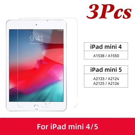 3Pcs 9H Tempered Glass Screen Protector For iPad 2017 2018 9.7 Air 1 2 Pro 11 10.5 10.2 2019 Mini 1 2 3 4 5 6 Protective Film iPad mini 4 5