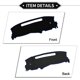 thumbnail image 5 of Cubiertas de Tablero Unique Bargains para Chevrolet S10 1998-2004, Alfombrilla de Cubierta de Tablero Antideslizante de Poliéster Negra, Azul Frontal, 5 of 6