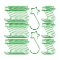 thumbnail image 4 of 100x Ganchos para árboles de Navidad, Forma de Estrella, Ganchos Resistentes para Bolas de Navidad, Ganchos para Adornos Navideños, Perchas de Metal P Verde, 4 of 8