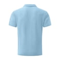 thumbnail image 6 of Capri Polo Shirts Men Ultra Comfortable Polo Shirt Textured Breathable Refreshing Casual Polo Shirts，2XL, 6 of 7