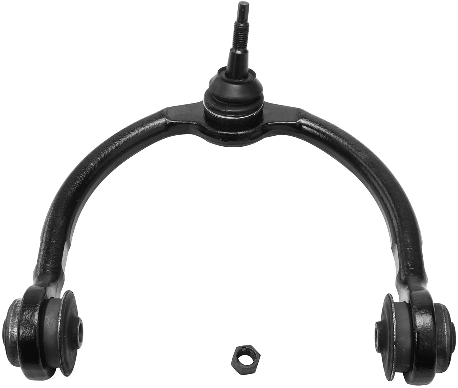 Detroit Axle - 4pc Front End Control Arms for 05-10 Jeep Commander Grand Cherokee, 4 Lower Upper Control Arms w/Ball Joint 2005 2006 2007 2008 2009 2010 Replacement