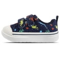 thumbnail image 4 of STQ Toddler Boy Shoes Wide Toe Box Boys Barefoot Shoe Hook-and-Loop Kids Canvas Sneakers for First Walking School Preschool Daycare Non-Slip, 4 of 6