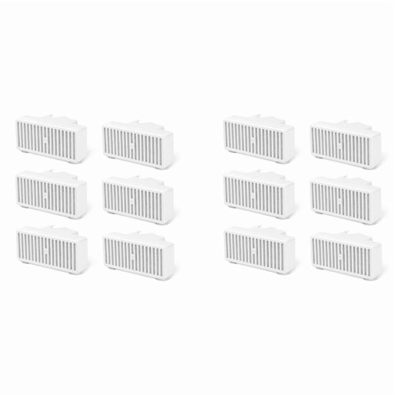 12x T-Shaped Filters Pet Water Fountain Filter Refill for Mini and Swan Pet Drinking Fountain B