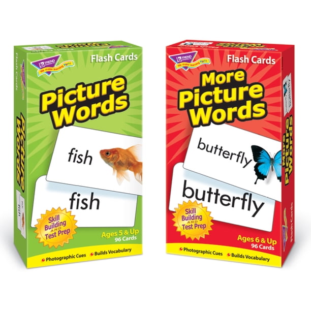 Picture Words Skill Drill Flash Cards Assortment - Walmart.com - Walmart.com