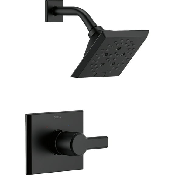 Delta Pivotal Monitor 14 Series H2Okinetic Shower Trim, Matte Black