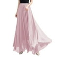 thumbnail image 1 of Vedolay Maxi Skirt for Women Floral Print High Waist Ruffle Asymmetrical Hem Long Skirt,PK1 M, 1 of 5