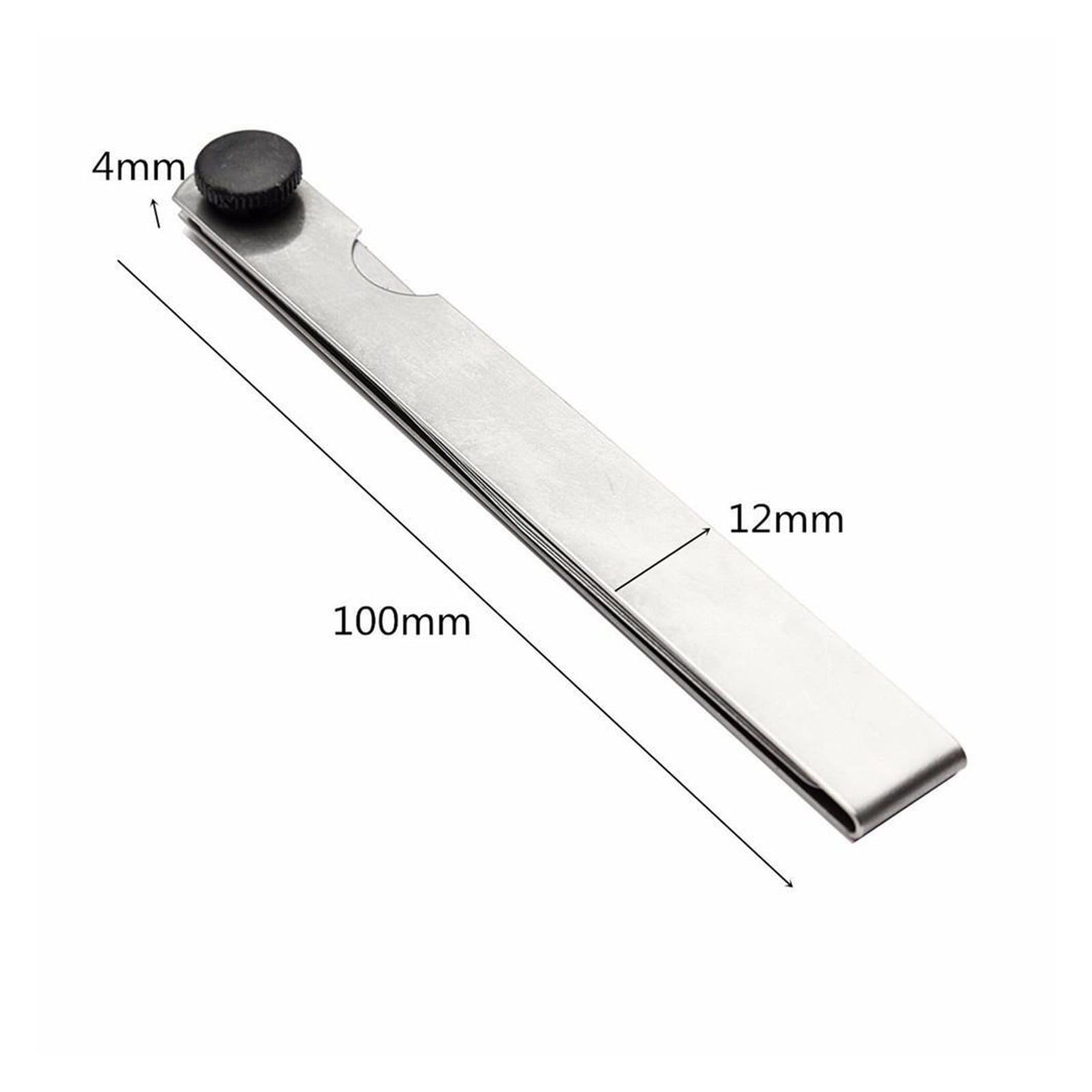 1 Set Metric Feeler Gauge 17/20 Blades 0.02-1.00mm For Measurements Tools Tool ,Easy to Use
