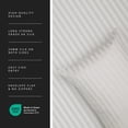 thumbnail image 4 of Fishers Finery 30 Momme 100% Pure Mulberry Silk Pillowcase for Hair & Skin, Grade 6A, Standard, White Stripe, 4 of 7
