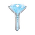 thumbnail image 1 of Anillo de diamantes Key Blank Lucky Line House Key KW/11, 1 of 1