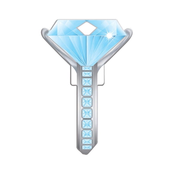 Anillo de diamantes Key Blank Lucky Line House Key KW/11