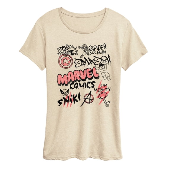 Marvel - Notebook Women's Short Sleeve Graphic T-Shirt