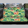 thumbnail image 6 of Pzuqiu Tropical Floral Pattern Car Seat Covers Anti-Slip Automotive Vehicle Cushion Softy 3 PCS Car Seat Covers Full Set Fit for Truck Cars, 6 of 10