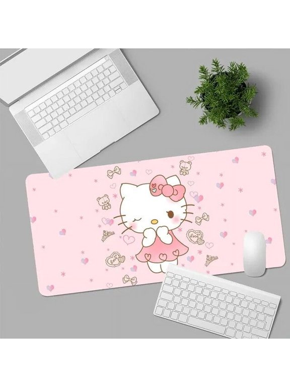 cartoon hello cute k-kittys cat Mousepad Computer Laptop Gamer Pad PC Gaming Accessories Desk Mats