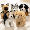 thumbnail image 3 of Cuddly Dog Plush Toy - 11in Cute Lifelike Puppy Stuffed Animal Soft Sensory Companion Doll, 3 of 8