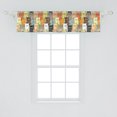 thumbnail image 2 of Ambesonne Cats Window Valance, Funny Colored Cartoon, 42" x 12", Multicolor, 2 of 3