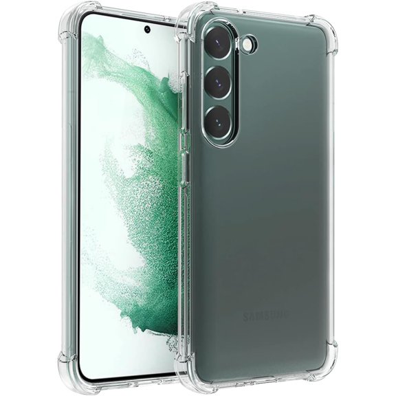Samsung Galaxy S23 Plus Case - Clear, TPU Shock-Absorbing, Reinforced Corners, Flexible Phone Cover