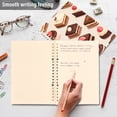 thumbnail image 4 of FORMRS 1-Subject Spiral Notebook 8" x 5" College Ruled 60 Refillable Sheet, 2 Pack, Cute Chocolate Cakes, 4 of 7