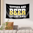 thumbnail image 3 of Tapiz para colgar en la pared con tetas y cerveza, decoración de sala de juegos, 100 x 150 cm, 3 of 3