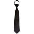 thumbnail image 1 of Corbata de hombre con cremallera negra Lazy One Pull para mujer Edición estrecha Moda para estudiantes, 1 of 1