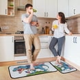 thumbnail image 6 of SKYSONIC Unique T-rex Dinosaur Kitchen Rugs and Mats 2 Pcs, American Flag USA Non-Slip Floor Runner Mat for Living Room Bedroom Dorm Hallyway Home Decor 19.7"x27.6"+19.7"x47.2", 6 of 7