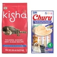thumbnail image 1 of Kisha 12 kg + Churu Atún con Almeja Sobre con 4 Tubos, 1 of 3