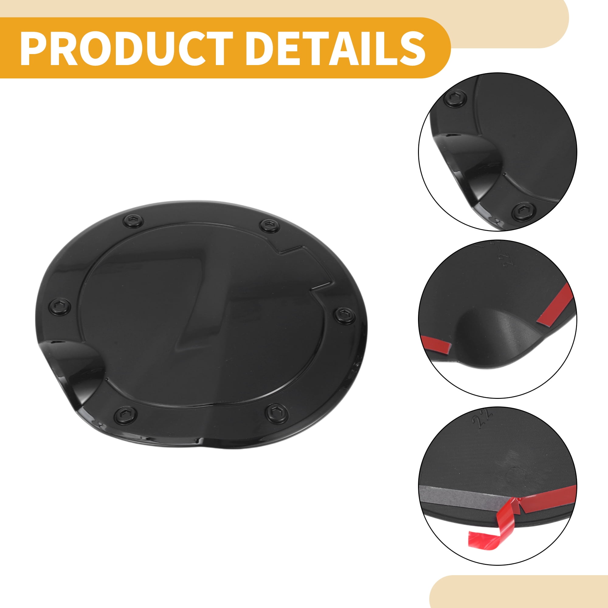 Unique Bargains Fuel Tank Door Cap for Toyota Tundra 2022-2025 Fuel Filler Flap Cover