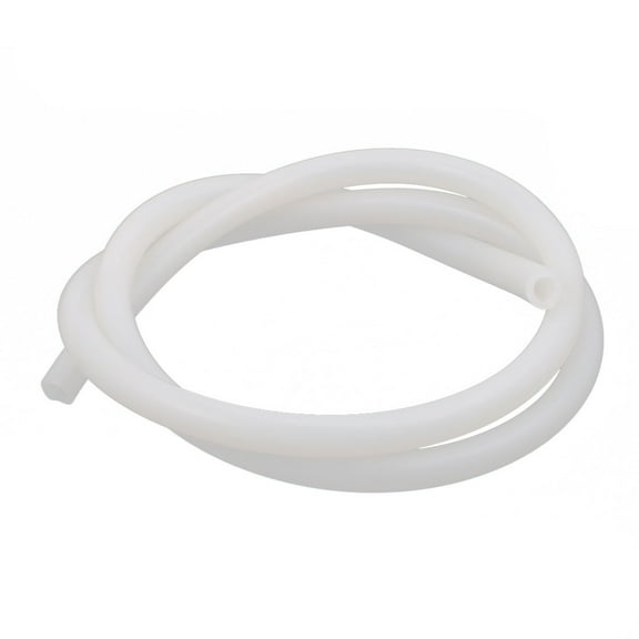 6mm x 10mm Beige Silicone Tube Water Air Pump Hose Pipe 1M