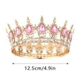 thumbnail image 2 of Rhinestone Wedding for Women - Bridal Headpiece, Princess Birthday Party Accessories, Prom with Sparkling Stones, 2 of 5