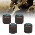 thumbnail image 3 of Perilla de Bajo de Metal, 4 piezas de control de volumen de tono, piezas de guitarra tipo domo para bajo eléctrico, 3 of 7