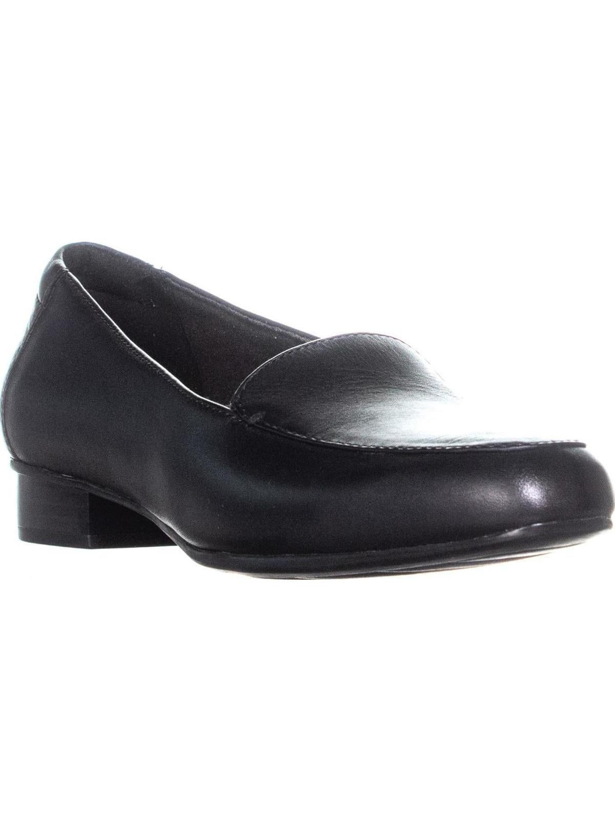 Clarks Juliet Lora Slip-On Loafers, Black Leather | Walmart Canada