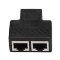 thumbnail image 4 of 2 Port RJ45 Splitter Adapter LAN Network Ethernet Extender Connector Plug Lot 2Pcs, 4 of 5