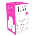 thumbnail image 4 of LAV Stemless 12-Piece 20 oz Clear Wine Glasses Party Set for Red and White Wine Beverages, 4 of 7