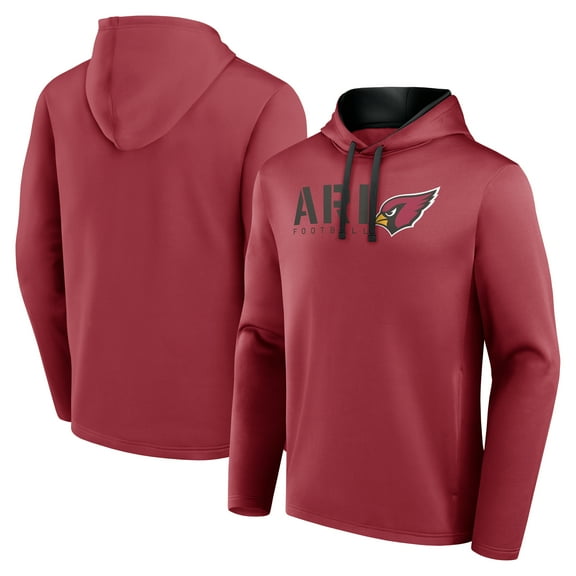 Men's Logo Athletic Cardinal Arizona Cardinals Head Start Pullover Hoodie