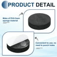 thumbnail image 3 of 16 Pcs Single Sided Speaker Isolation Feet Pads, 40mmx10mm Foam Base Pad, Black, 3 of 5
