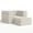 Dove Grey, variant on Jaxx 16385853 Zipline Convertible Sleeper Chair, Ottoman & Twin Size Bed - Ice
