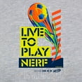 thumbnail image 3 of CafePress - Live To Play Nerf Soccer Long Sleeve T Shirt - Womens Baseball Tee, 3 of 4