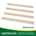 thumbnail image 3 of Juego de 4 bandejas, estantes y soportes de madera Mahjong GOTHINK, 3 of 7