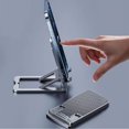 thumbnail image 6 of RUISINERY Phone Stand Foldable Tabletop Phone Tablet Cradles Holder Height Adjustable Phone Stand Aluminum Bracket, 6 of 6