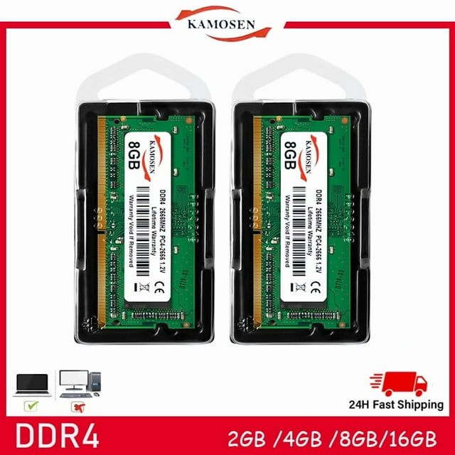 DDR4 RAM 2GB 4GB 8GB 16GB 32GB Stick 2133 2400 2666vMHz 260 PIN PC4 Notebook Universal Memory 17000 19200 2666V 1X8GB-2666MHZ-NB