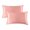 Pink, variant on Godom 2Pcs Solid Color Silk Pillowcase Standard Size (20x26 inches) Satin Pillow Covers With Envelope Closure