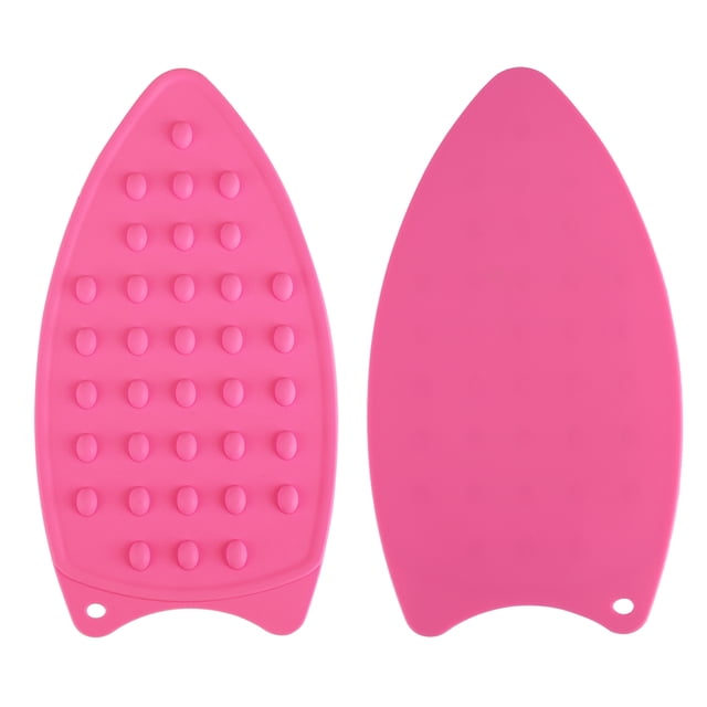 YosooXX Alfombrilla de silicona para planchar, con protección contra el calor, superficie segura, soporte para planchado, color rojo rosa Cocina Octpeak NO