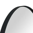 thumbnail image 6 of TEHOME Dezerae 32x40'' Large Black Arched Mantel Mirror Arch Fireplace Mirror for Bathroom or Living Room, 6 of 9