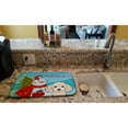 thumbnail image 2 of Carolines Treasures BB1878DDM Snowman with Buff Poodle Dish Drying Mat 14 x 21" multicolor, 2 of 7